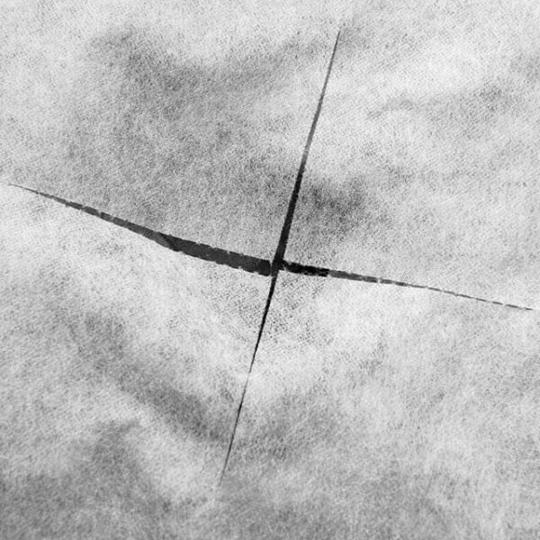 Bänkpapper Nonwoven PP 80cm x 195cm Krysshål Vikta utan rulle