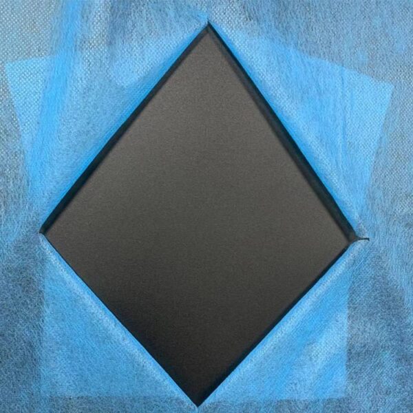 Bänkpapper Blå Nonwoven PP 50cm x 195m Perforerad Krysshål